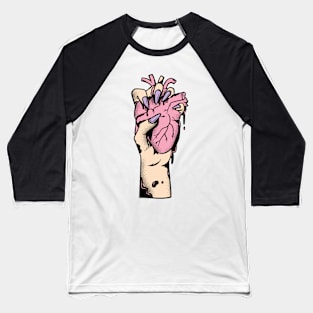 Crushed Heart Baseball T-Shirt